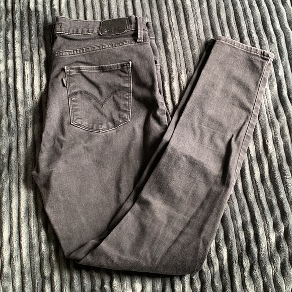 Levi’s 720 High Rise Super Skinny Jean Black 32x30 - Picture 3 of 6